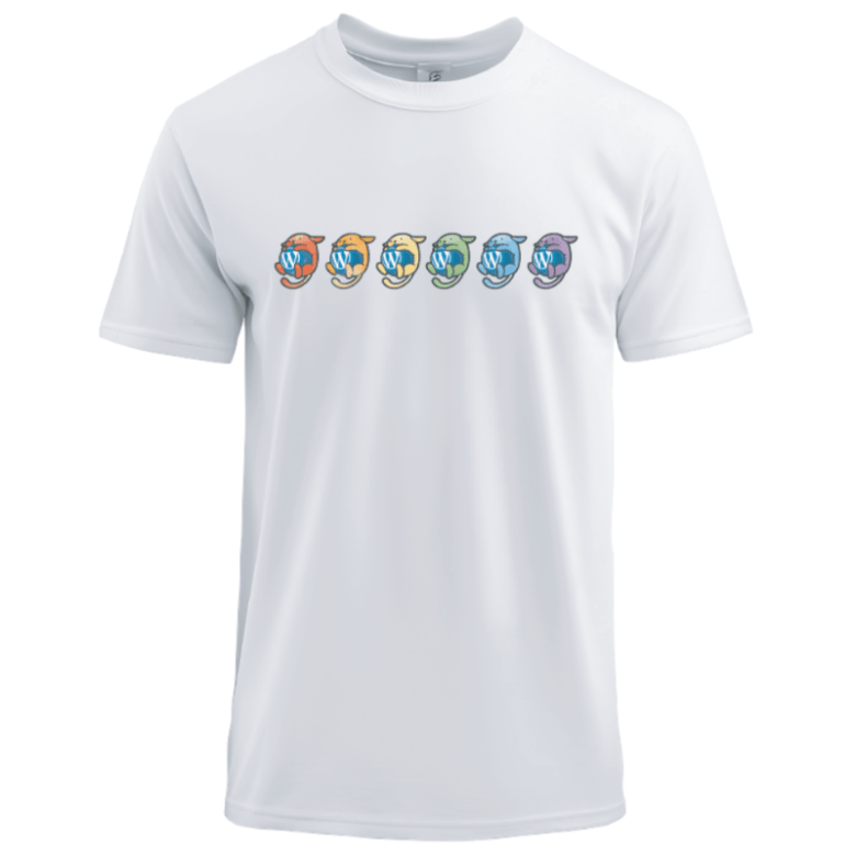 Unisex WordPress Rainbow Wapuu T-Shirt